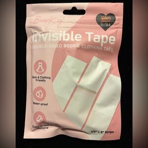 Bear Kig White Invisible Tape for Clothing